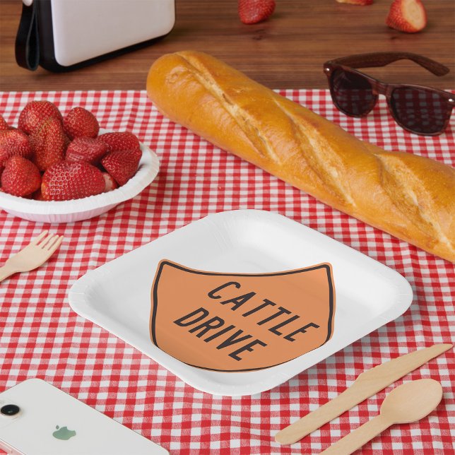 Straßenschild Pappteller (Von Creator hochgeladen)