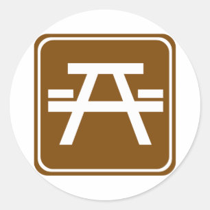 Straßenschild Runder Aufkleber