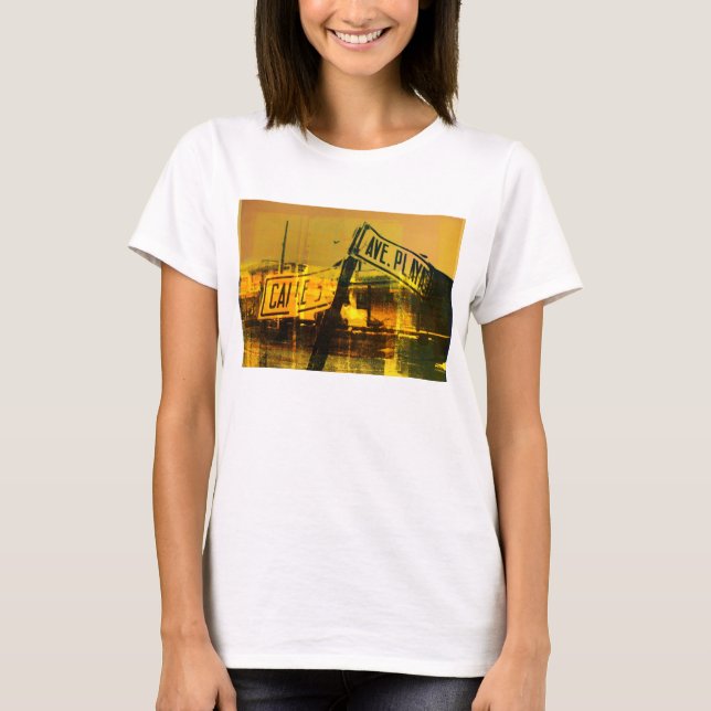 Straßenschild T-Shirt (Vorderseite)
