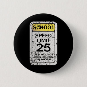 Straßenschilder Funny Traffic Signs Halloween Kost Button