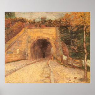 Straßenunterführung, Viadukt von Vincent van Gogh Poster