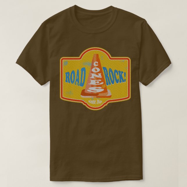 Straßenverbindung Cones Rock T-Shirt (Design vorne)