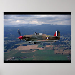 Straßenverkäufer, Hurrikan, Luftfahrt 1943_Classic Poster