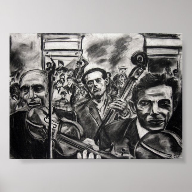 Straßenviolette Poster (Vorne)