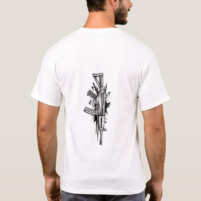 Straßenwaffen T-Shirt (Rückseite)