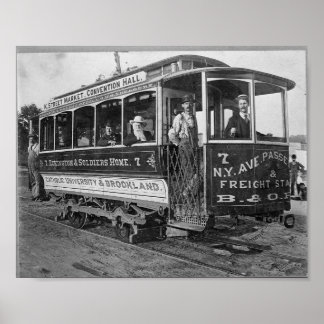 Straßenwagen, Washington, D.C. Poster