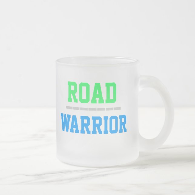 STRASSENWARRIOR-Tasse (mattiertes Glas) Mattglastasse (Rechts)
