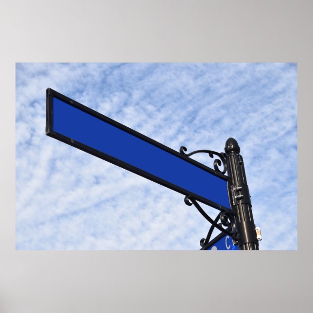 Straßenzeichen für Personalisierte Namen Poster (Vorne)