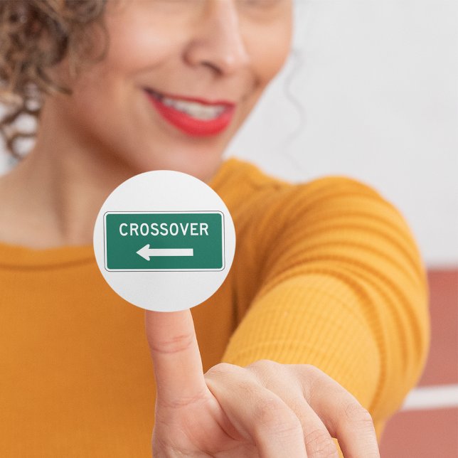 Straßenzeichen Runder Aufkleber (Von Creator hochgeladen)