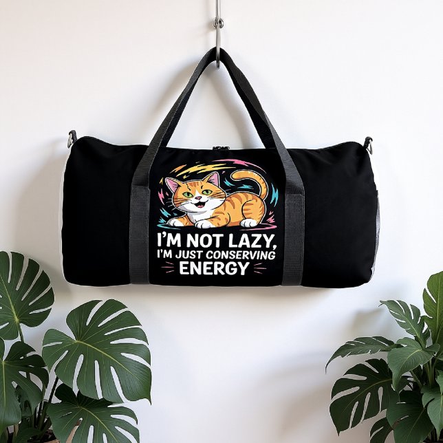 Strategic Energy Conservation Feline Duffle Bag (Von Creator hochgeladen)