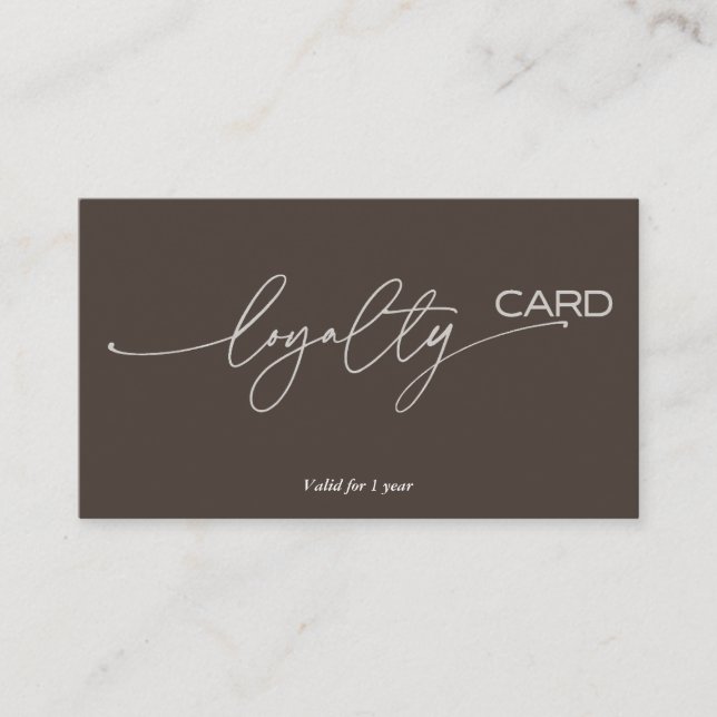 Stratégie de carte de fidélité pour la rétention d (Devant)