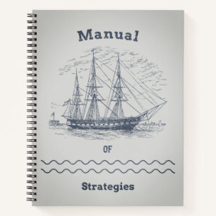 Strategiedokument, Handbuch, Sammlung von Ideen Notizbuch