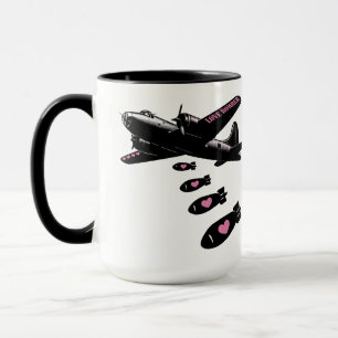 Strategischer Love Bomber Pink Details Tasse