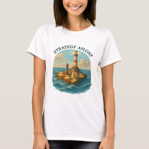 Strategy Afloat Leuchtturm-Medaille T-Shirt