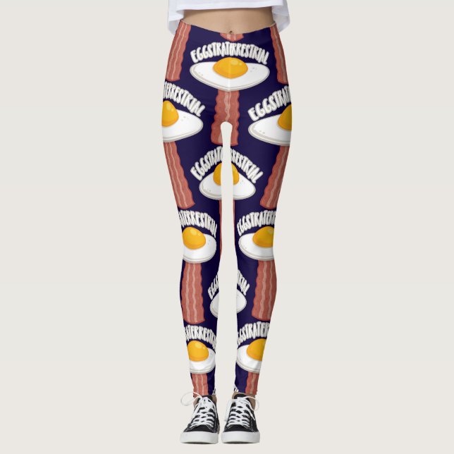 Straterrestrial mit Text Leggings (Vorderseite)