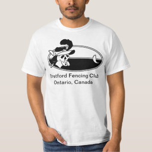 Stratford, das großes Logo des Vereins einzäunt T-Shirt