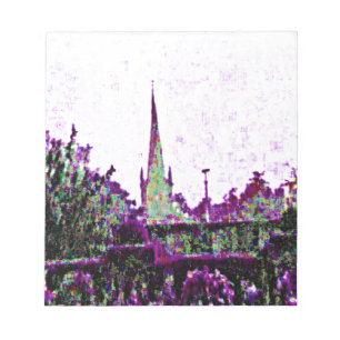 Stratford-nach-Avon England lila Garten jGibney Notizblock