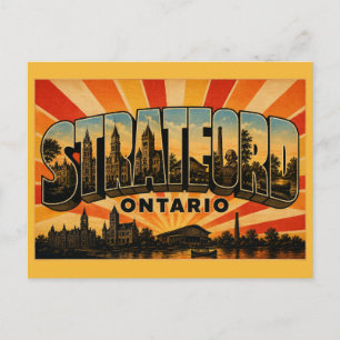 Stratford Ontario Theaterstadt Postkarte
