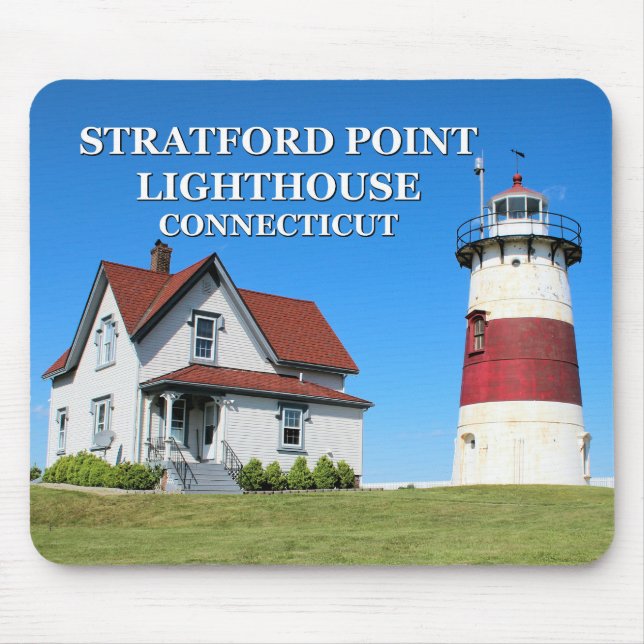Stratford Point Lighthouse, Connecticut Mousepad (Vorne)