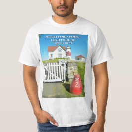 Stratford Point Lighthouse Connecticut T - Shirt
