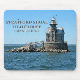 Stratford Shoal Lighthouse, Connecticut Mousepad