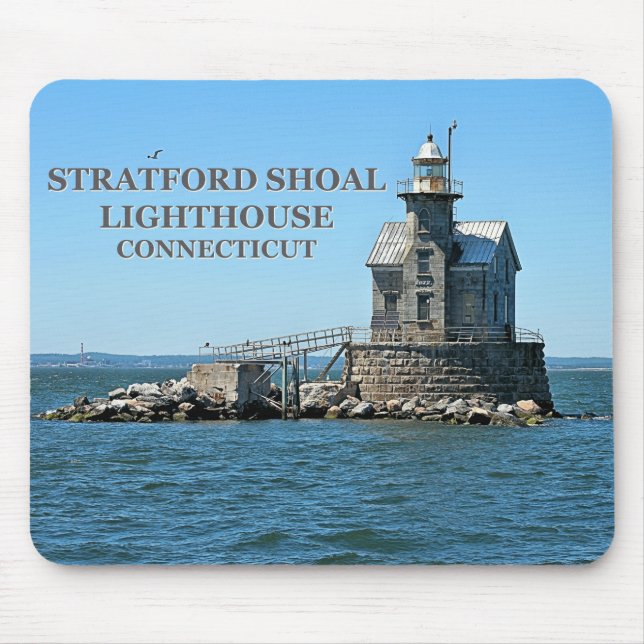 Stratford Shoal Lighthouse, Connecticut Mousepad (Vorne)