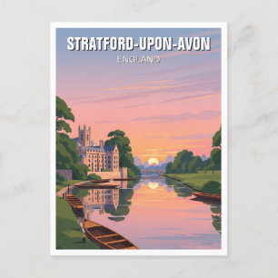 Stratford-Upon-Avon England Travel Postkarte