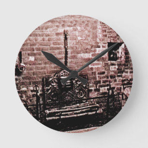 Stratford-upon-Avon Shakespeares Feuerplatz Gibne Runde Wanduhr