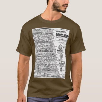 Stratigraphie des Nationaldenkmals Dinosaur T-Shirt