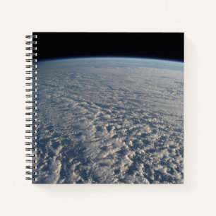 Stratocumulus Wolken über dem Pazifik. Notizbuch