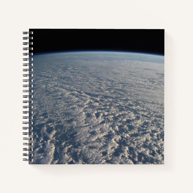 Stratocumulus Wolken über dem Pazifik. Notizbuch (Vorderseite)