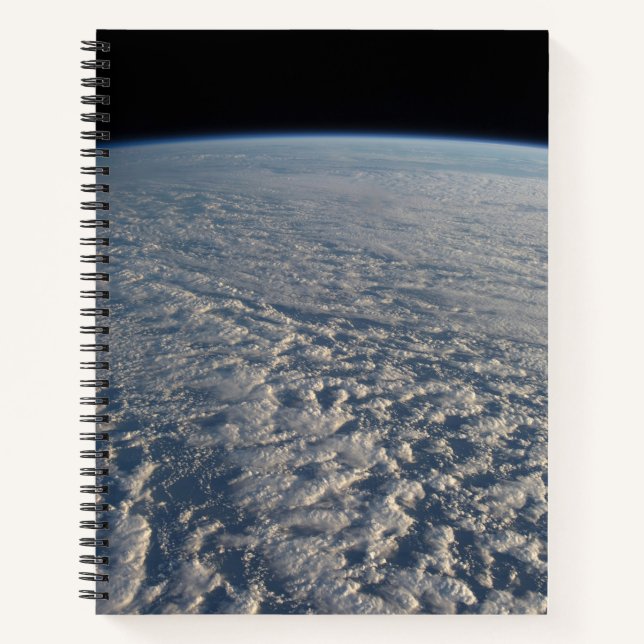 Stratocumulus Wolken über dem Pazifik. Notizbuch (Vorderseite)