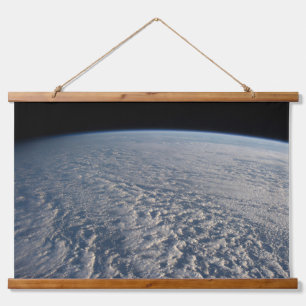 Stratocumulus Wolken über dem Pazifik. Wandteppich Mit Holzrahmen