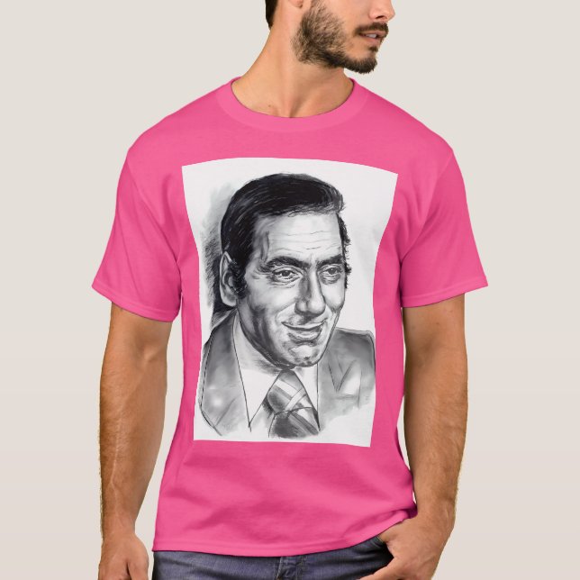 Stratos Dionysiou Portrait Zeichnend T-Shirt (Vorderseite)