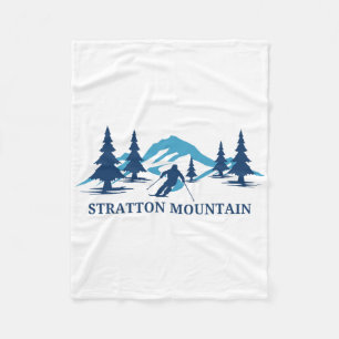 Stratton Mountain Vermont Skigebiet Skifahren Skif Fleecedecke