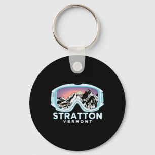 Stratton Ski Design Stratton, Vt Skifahren Schnee  Schlüsselanhänger