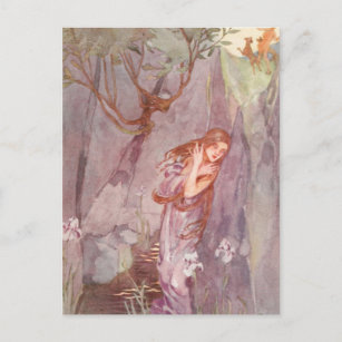 Stratton's Echo & Narcissus Vintage Illustration Postkarte