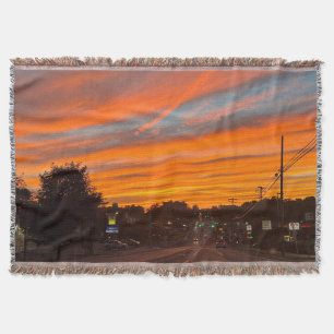 Stratus-Sonnenuntergang Decke