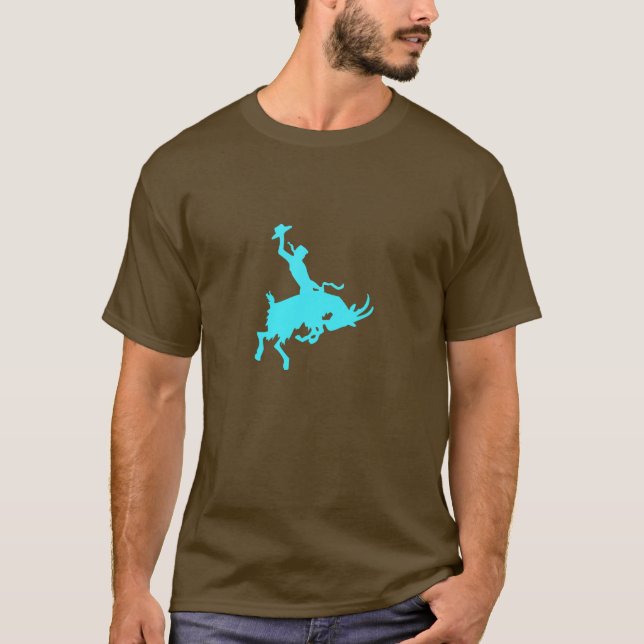 Sträubender Pferden-Geißbock T-Shirt (Vorderseite)