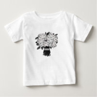 Strauß aus Totenkopfrosen Schwarz & Weiß Gothic
