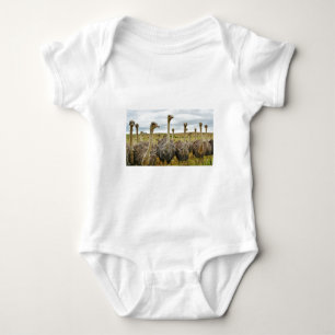 Strauß Baby Strampler