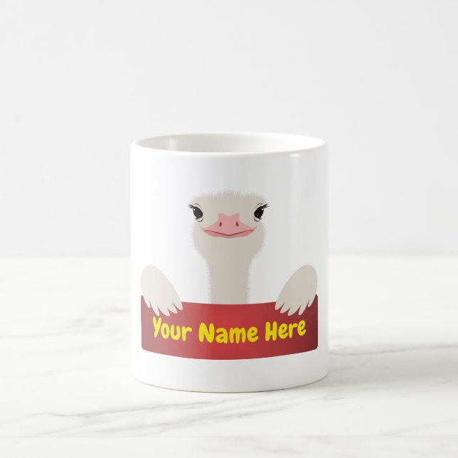Strauß Banner Kaffeetasse (Mittel)