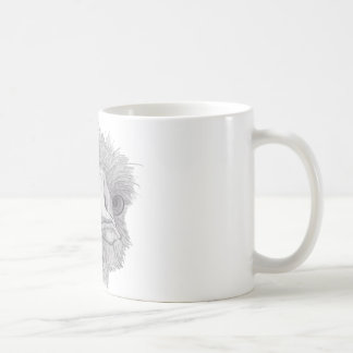 Strauß-Gesicht Kaffeetasse
