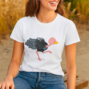 Strauß läuft T-Shirt