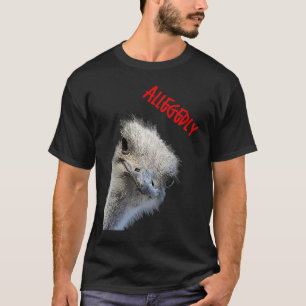 Strauß Lustiger Vogel Gesicht Mit Albernem Ausdruc T-Shirt