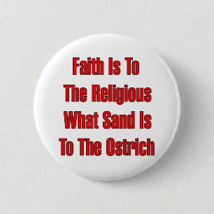 Strauß-Religion Button