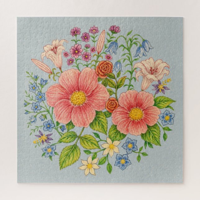 Strauß wilder Blumen (Vertikal)