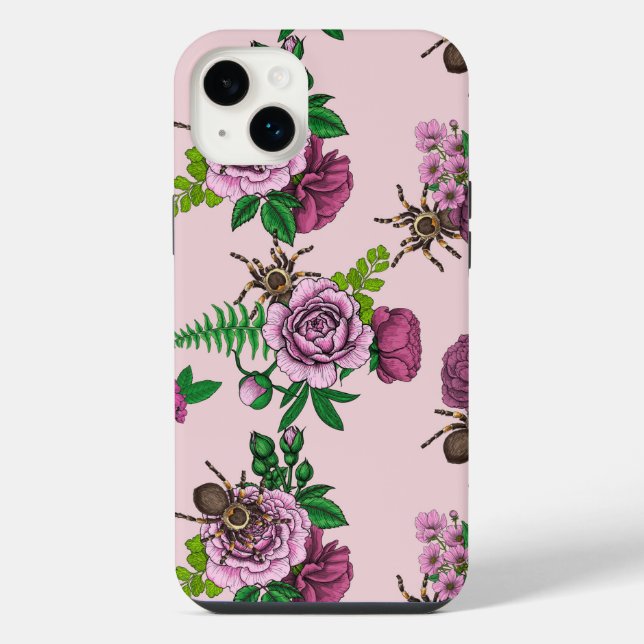 Sträuße und Tarantel iPhone 14 Plus Hülle (Rückseite)