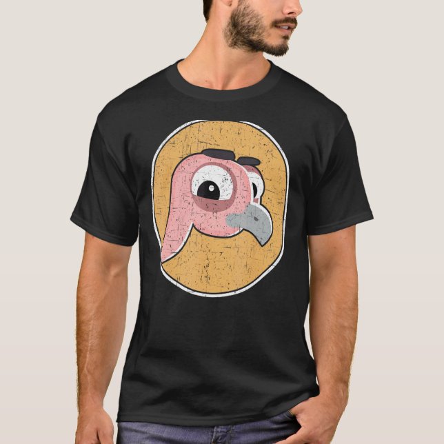Straußenfresser Vogel T-Shirt (Vorderseite)