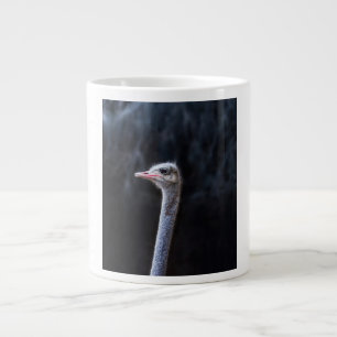 Straußenportrait Jumbo-Tasse